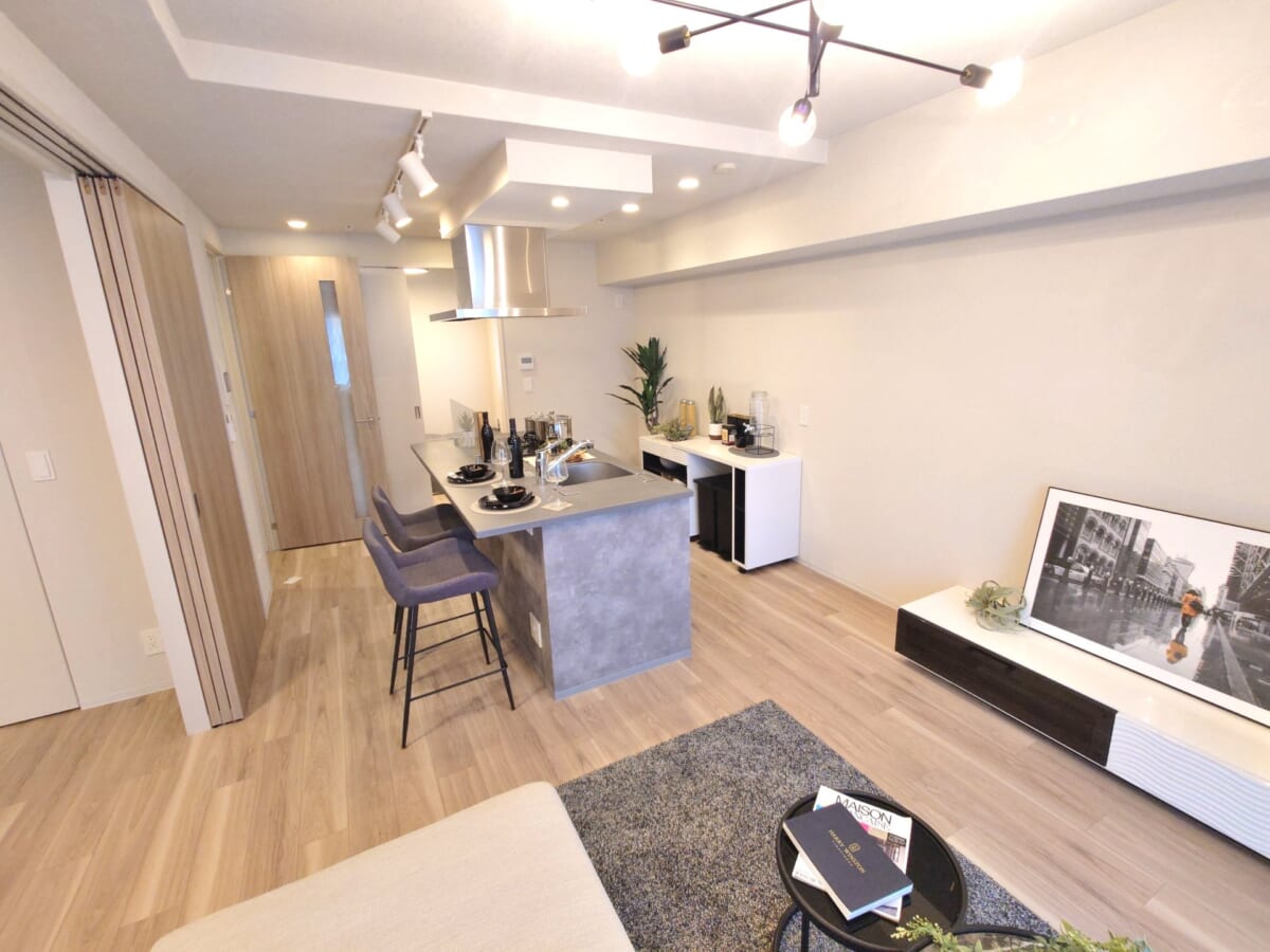 【アーバネックス南新町】/南新町/谷町四丁目駅/2LDK/新築♪アイランドキッチンがあるおしゃれなお部屋。